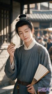 《账本里的天下》沈砚之 正面定妆定妆图（县令 · 男主 · 符号：砚）
