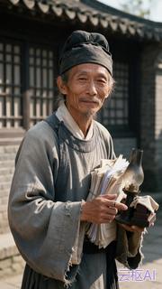 《账本里的天下》陈老吏 正面定妆定妆图（老吏 · 内鬼）
